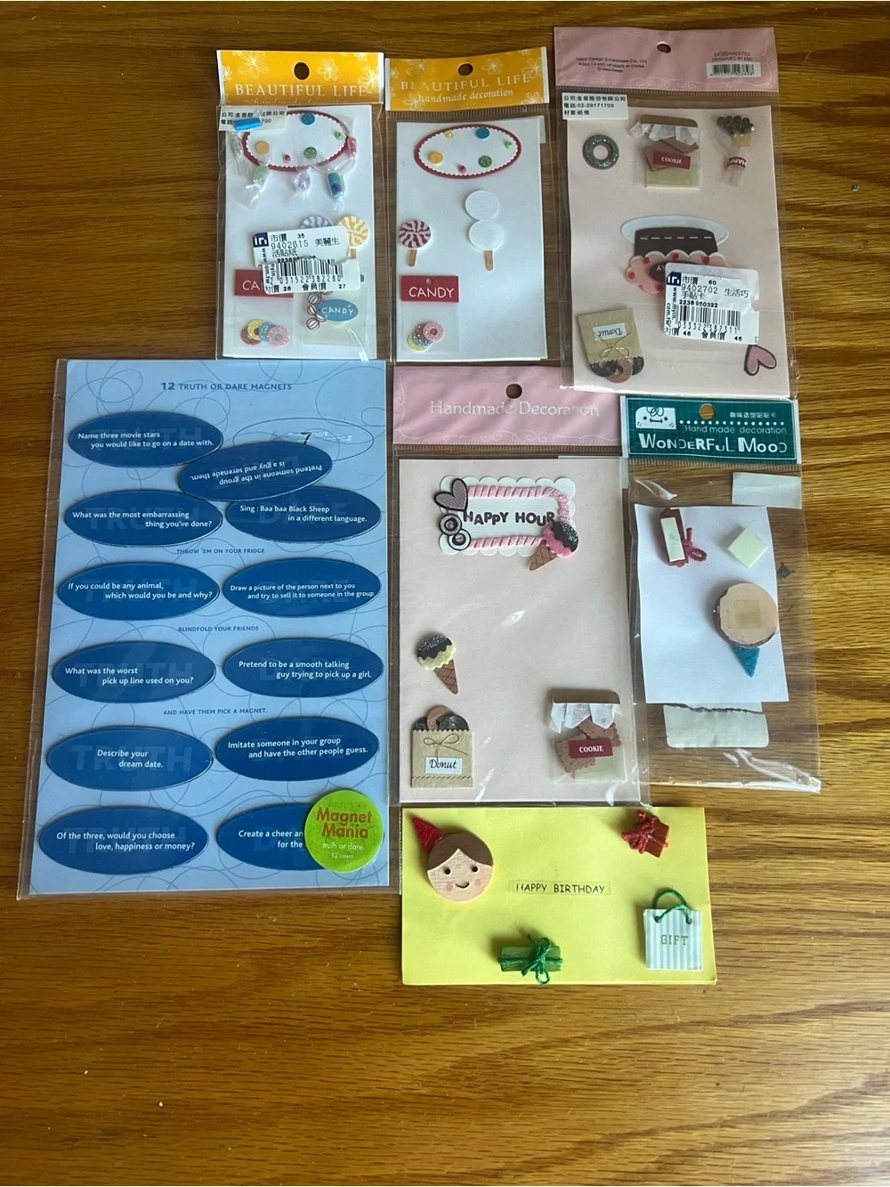 Handmade Decorative Accessories/Food Gift Tag
